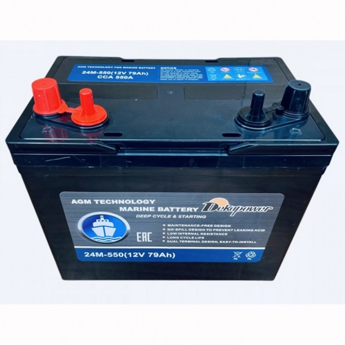 Аккумулятор лодочный DEKAPOWER AGM Marine...