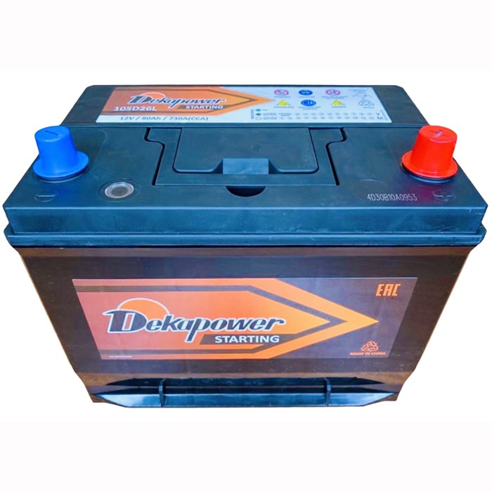 Аккумулятор автомобильный DEKAPOWER 105D26L...