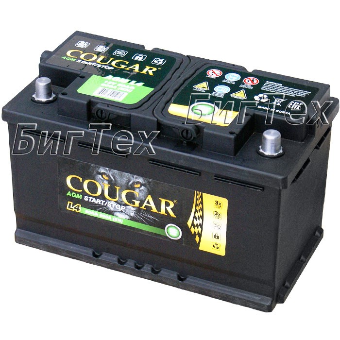 Аккумулятор автомобильный Cougar AGM Start-Stop...