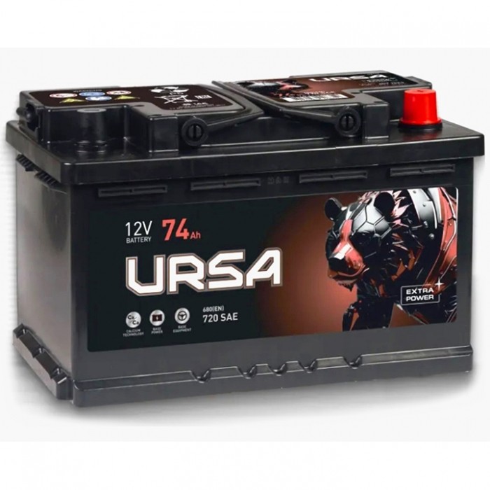 Аккумулятор автомобильный URSA Extra 74Aч 680A...