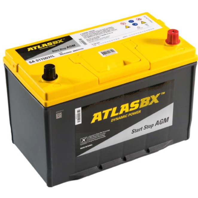 Аккумулятор автомобильный ATLAS AGM SA S115D31L...