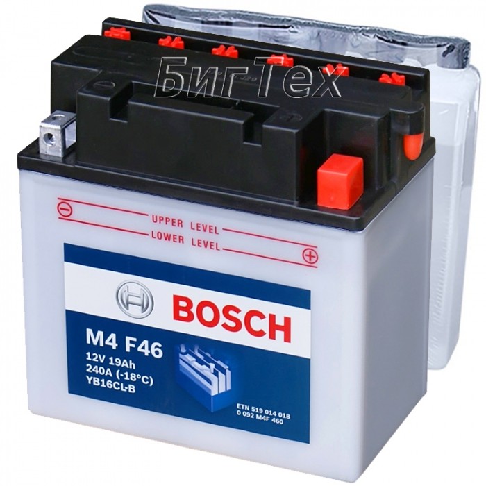 Мото аккумулятор Bosch M4 F46 19 Ач (YB16CL-B)