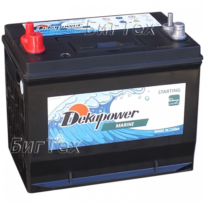 Аккумулятор лодочный DekaPower 24M7, 90 Ач...