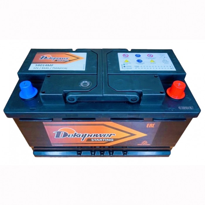 Аккумулятор автомобильный DEKAPOWER 58014MF LB4...