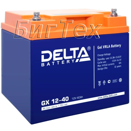 Аккумулятор Delta GX 12-40, 12V