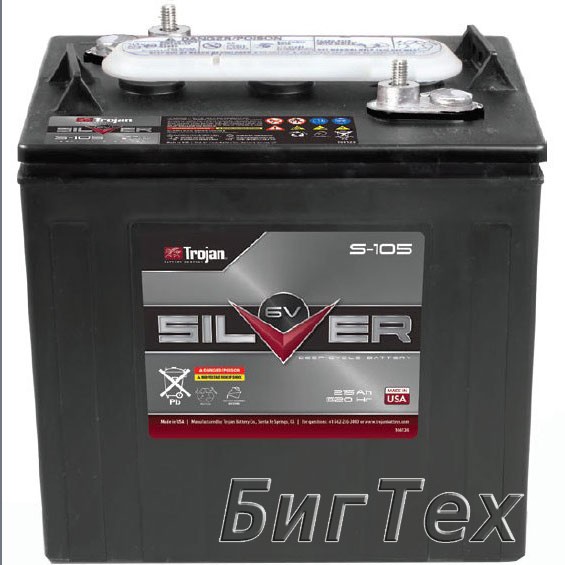 Аккумулятор тяговый Trojan Silver S-105, 215...