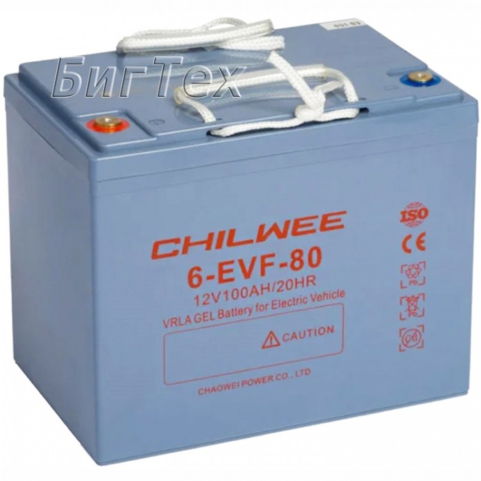 Аккумулятор тяговый CHILWEE 6-EVF-80, 100 Ач...
