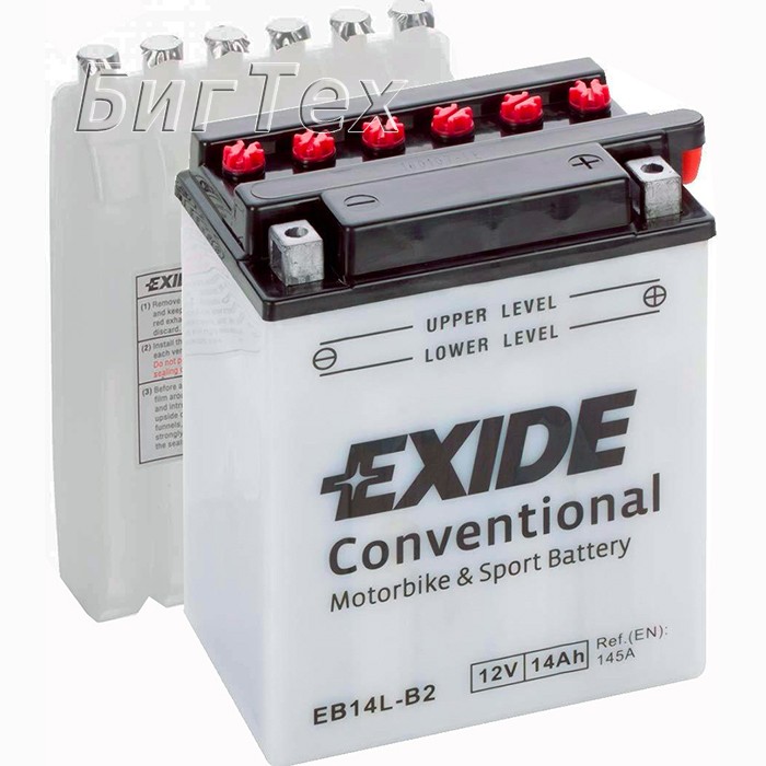 Мото аккумулятор EXIDE EB14L-B2 14 Ач
