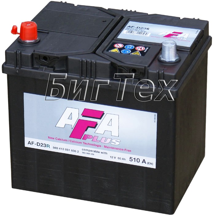 Аккумулятор автомобильный AFA Plus AF-D23R 60 Ач