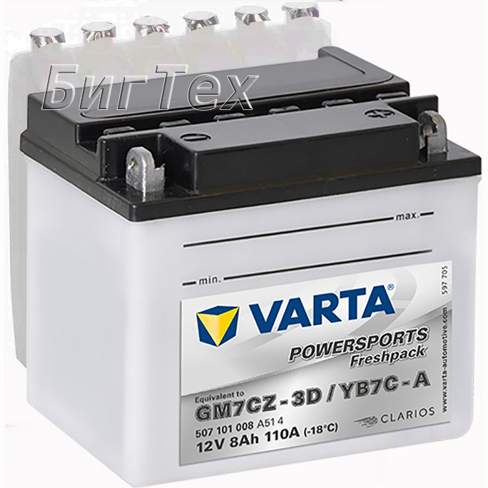 Мото аккумулятор Varta Powersports Freshpack...