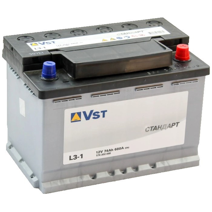 Аккумулятор автомобильный VST Стандарт L3-1 74...