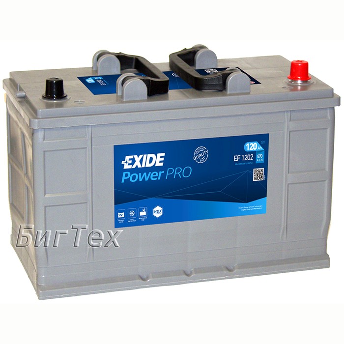 Аккумулятор грузовой EXIDE Power Pro EF1202 120 Ач