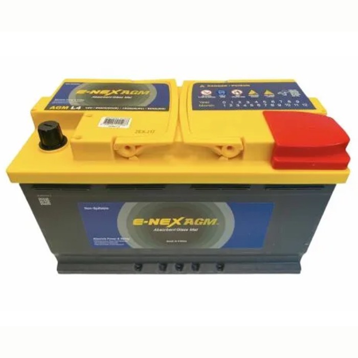 Аккумулятор автомобильный E-NEX AGM L4 80 Ач