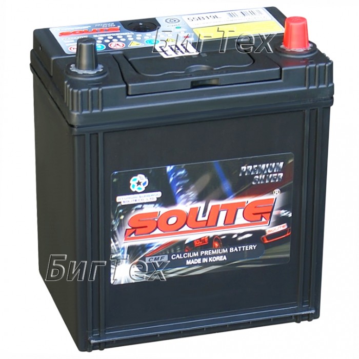 Аккумулятор автомобильный SOLITE Silver 55B19L...
