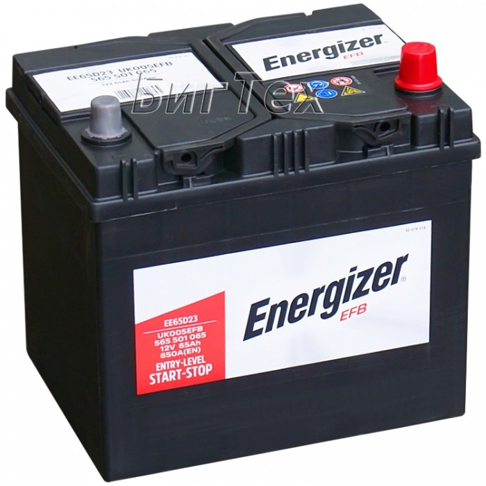Аккумулятор автомобильный ENERGIZER EFB EE65D23...