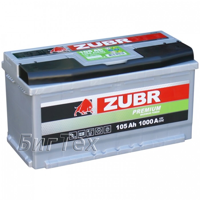 Аккумулятор автомобильный ZUBR PREMIUM ZP1050...