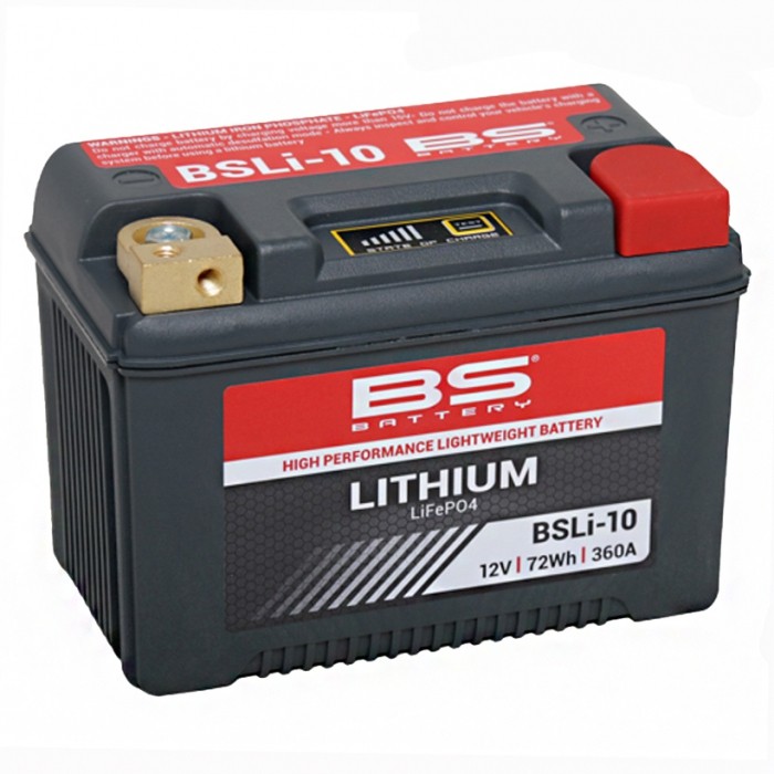 Мото аккумулятор BS LITHIUM LiFePO4 BSLI-10 7.5Ah 