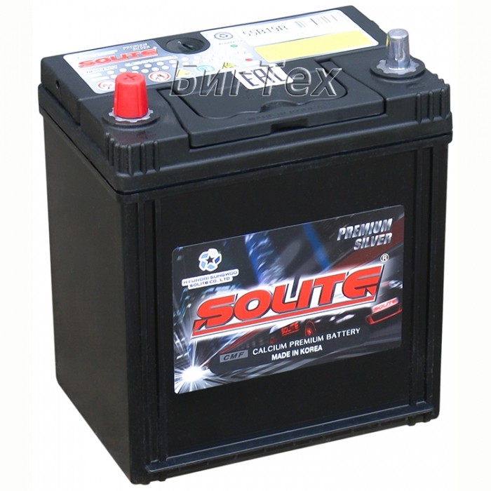 Аккумулятор автомобильный SOLITE Silver 55B19R...