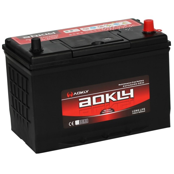 Аккумулятор автомобильный AOKLY ASIA 90Ah 750A...
