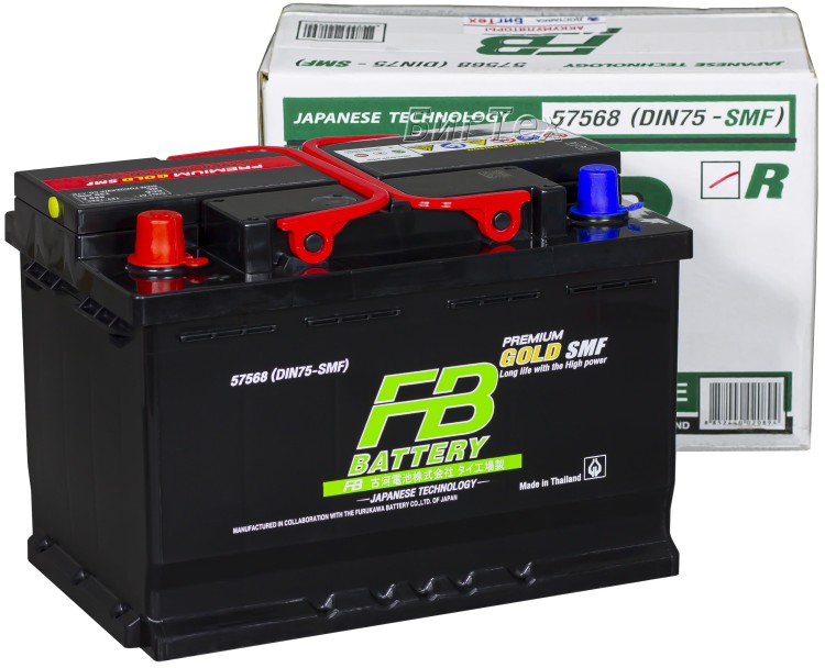 Аккумулятор автомобильный FB Gold SMF DIN LN3R...