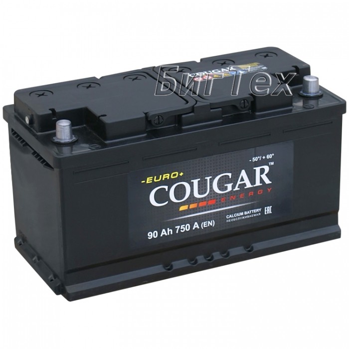 Аккумулятор автомобильный Cougar Energy 90 А/ч