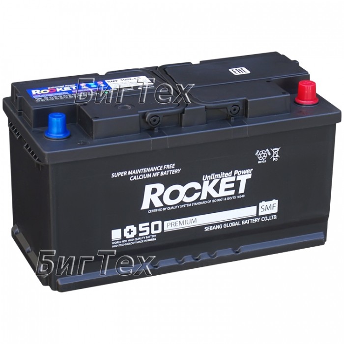 Аккумулятор автомобильный ROCKET SMF 100L-L5,...