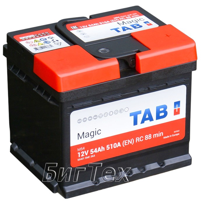 Аккумулятор автомобильный TAB Magic 54 Ач...