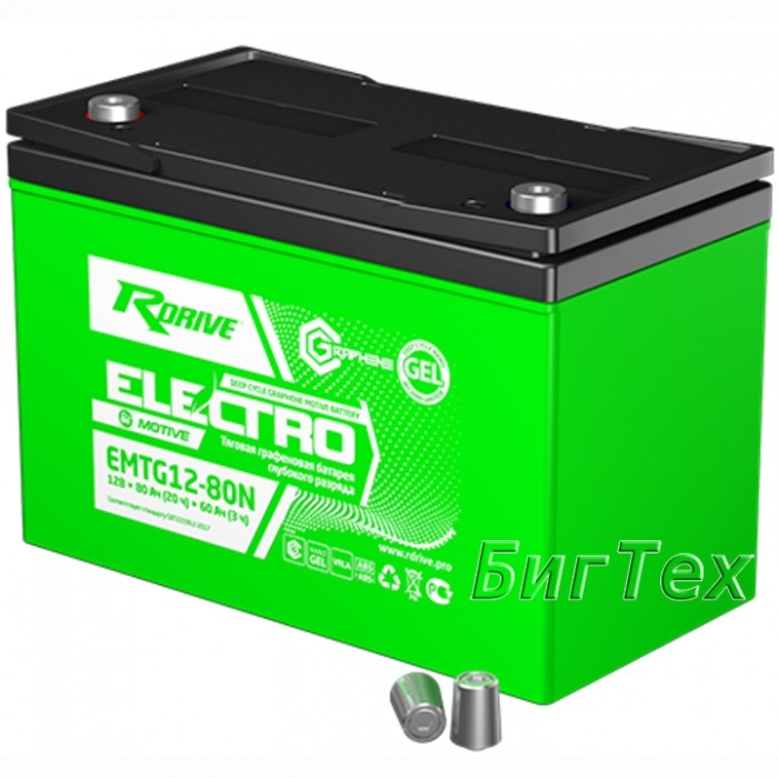 Аккумулятор тяговый RDrive Electro EMTG12-80N,...