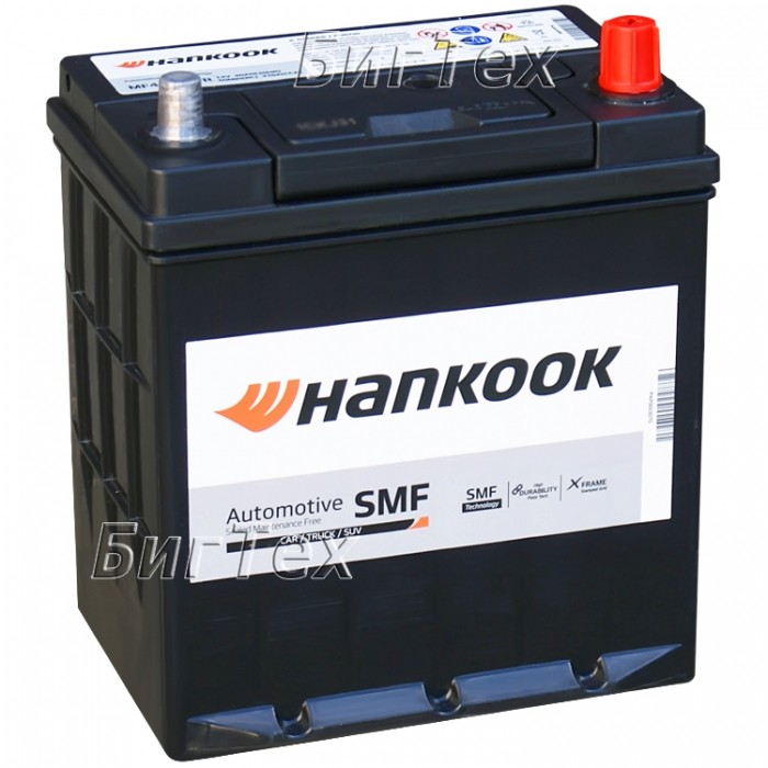 Аккумулятор автомобильный HANKOOK 44B19FL 40Ah...
