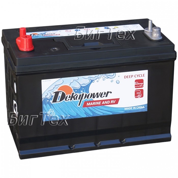 Аккумулятор лодочный DekaPower DC27, 100 Ач...