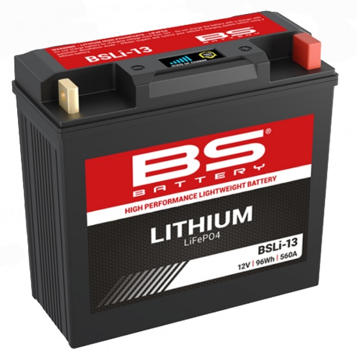 Мото аккумулятор BS LITHIUM LiFePO4 BSLI-13 8Ah 
