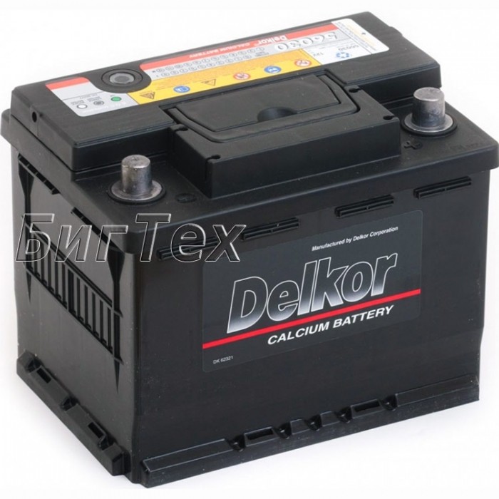 Аккумулятор автомобильный Delkor 56031 60 Ач
