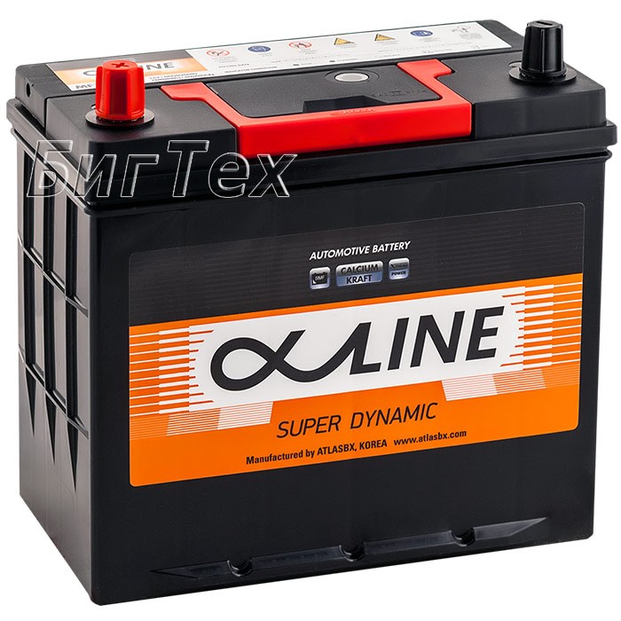 Аккумулятор автомобильный ALPHALINE SD 65B24R...