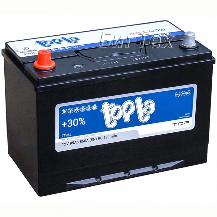 Аккумулятор автомобильный Topla Top JIS Asia 95Ah