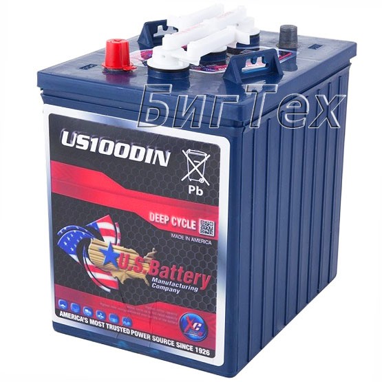 Аккумулятор тяговый U.S. Battery US 100DIN XC2,...