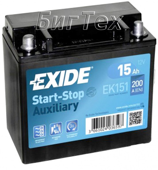 Аккумулятор резервный вспомогательный Exide...