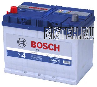 Аккумулятор автомобильный BOSCH Asia S4 027 70 Ач