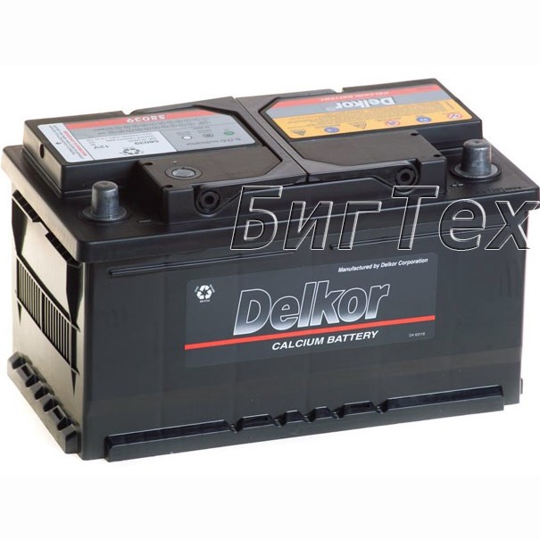 Аккумулятор автомобильный Delkor 57539 75 Ач