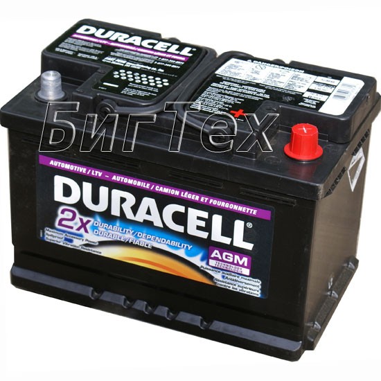 Аккумулятор автомобильный Duracell AGM49 AGM...