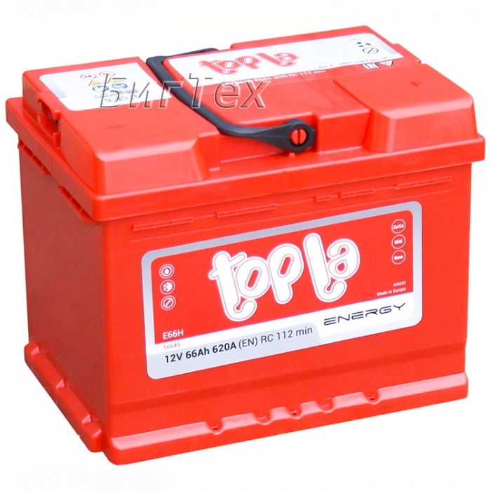 Аккумулятор автомобильный Topla Energy 60Ah
