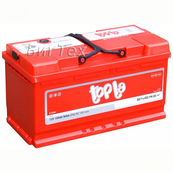 Аккумулятор автомобильный Topla Energy 100Ah