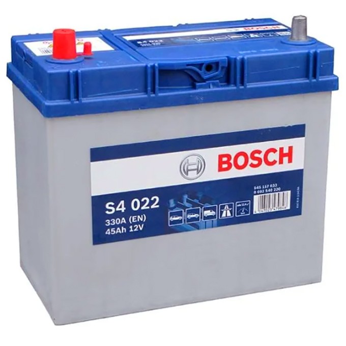 Аккумулятор автомобильный BOSCH Asia S4 022 45...
