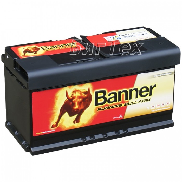 Аккумулятор автомобильный Banner Running Bull...