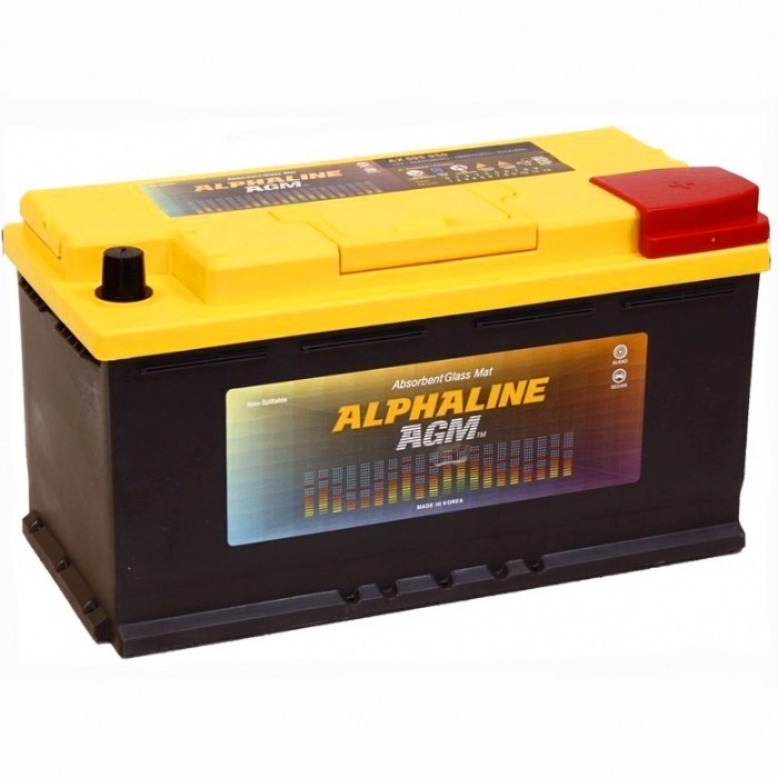Аккумулятор автомобильный ALPHALINE AGM 105 Ач...