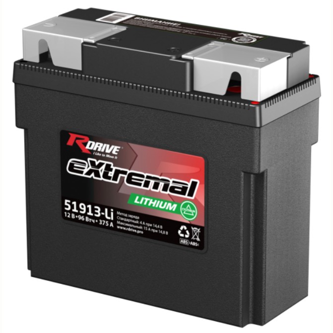 Мото аккумулятор RDrive LITHIUM GYLITHIUM...