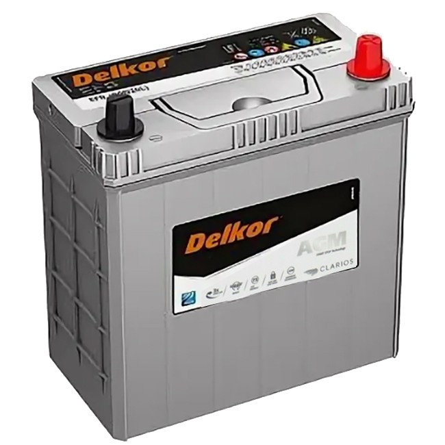 Аккумулятор автомобильный Delkor AGM S34B20L 34Ah