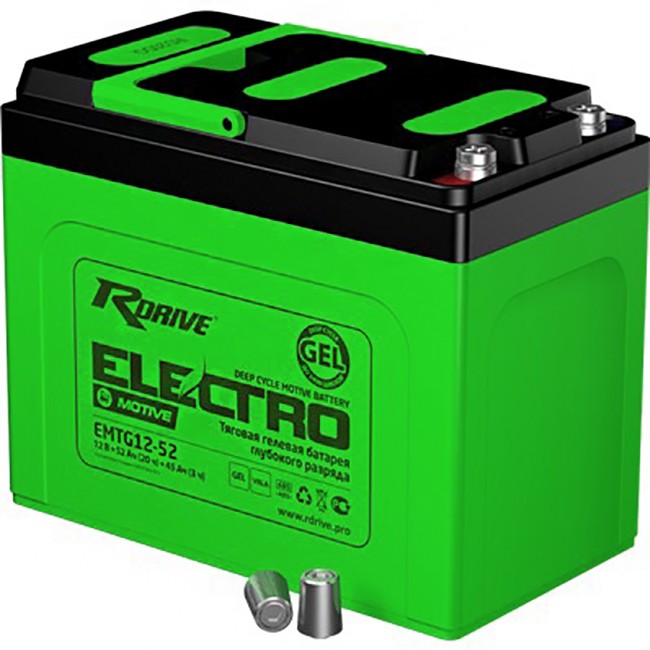 Аккумулятор тяговый RDrive Electro EMTG12-52,...
