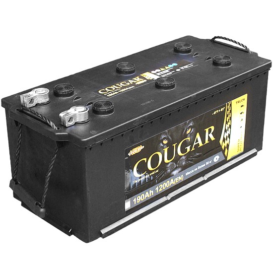 Аккумулятор COUGAR 6ст-190 (под болт)