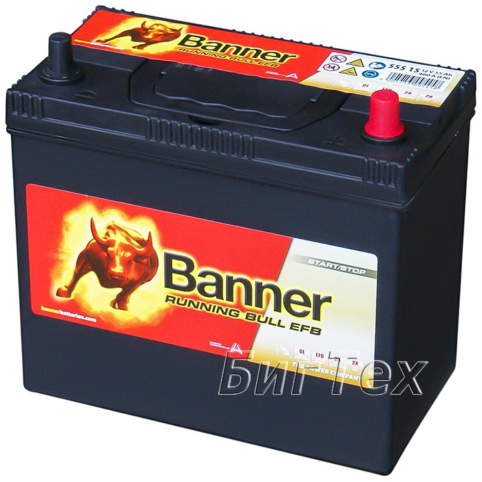 Аккумулятор автомобильный Banner Running Bull...