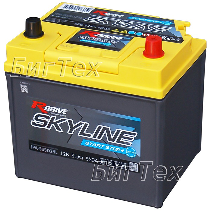 Аккумулятор автомобильный RDrive Skyline...